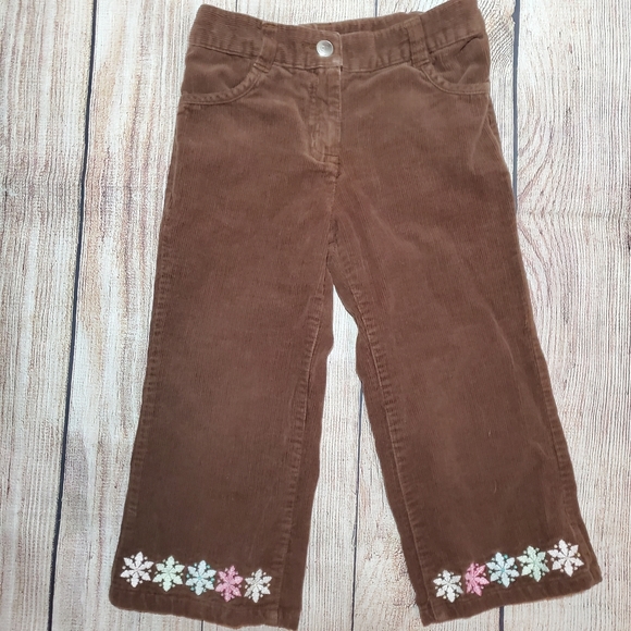 Gymboree Girls Corduroy Pants Flower Leggings Horse Tee Size 5 NWT